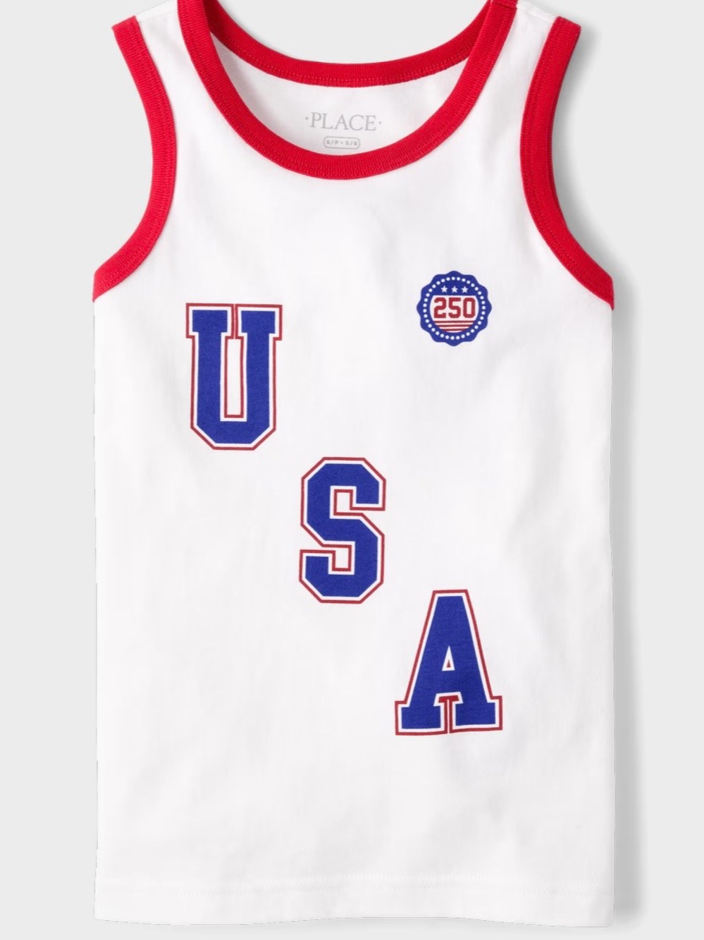 Children’s place USA patriotic 250 tank kids size 5/6